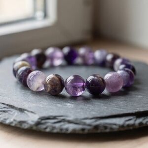 🆕 10mm Amethyst Bracelet 💜